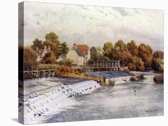 Hambledon Weir-Alfred Robert Quinton-Stretched Canvas