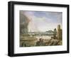 Hamburg after the Fire, 1842-Jacob Gensler-Framed Premium Giclee Print