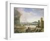 Hamburg after the Fire, 1842-Jacob Gensler-Framed Premium Giclee Print