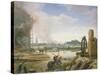 Hamburg after the Fire, 1842-Jacob Gensler-Stretched Canvas