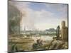 Hamburg after the Fire, 1842-Jacob Gensler-Mounted Giclee Print