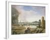 Hamburg after the Fire, 1842-Jacob Gensler-Framed Giclee Print