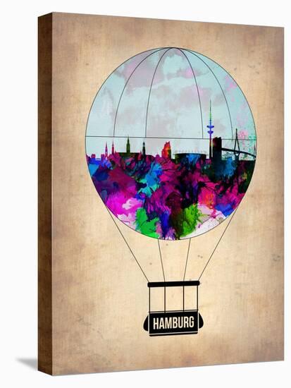 Hamburg Air Balloon-NaxArt-Stretched Canvas