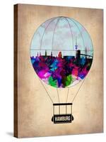 Hamburg Air Balloon-NaxArt-Stretched Canvas