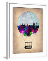 Hamburg Air Balloon-NaxArt-Framed Art Print