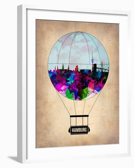 Hamburg Air Balloon-NaxArt-Framed Art Print