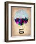 Hamburg Air Balloon-NaxArt-Framed Art Print