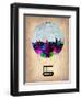 Hamburg Air Balloon-NaxArt-Framed Art Print