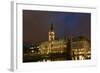 Hamburg, Alster Canal, City Hall, Dusk-Catharina Lux-Framed Photographic Print