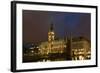 Hamburg, Alster Canal, City Hall, Dusk-Catharina Lux-Framed Photographic Print
