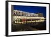 Hamburg Alsterarkaden at Night-IndustryAndTravel-Framed Photographic Print