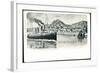 Hamburg Altona Blankenese, Süllberg, Dampfer Deutschland-null-Framed Giclee Print