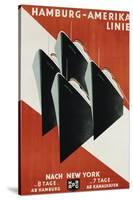 Hamburg-Amerika Linie Poster-Henning Koeke-Stretched Canvas