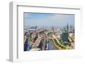 Hamburg and Port-SergiyN-Framed Photographic Print