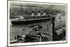 Hamburg, Ausreise Des Dampfers Cap Arkona, Hafen-null-Mounted Giclee Print