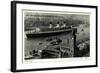 Hamburg, Ausreise Des Dampfers Cap Arkona, Hafen-null-Framed Giclee Print