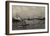 Hamburg, Blick Zum Kaiser Wilhelm Hafen, Schiffe-null-Framed Giclee Print