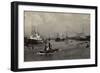 Hamburg, Blick Zum Kaiser Wilhelm Hafen, Schiffe-null-Framed Giclee Print