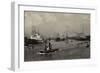 Hamburg, Blick Zum Kaiser Wilhelm Hafen, Schiffe-null-Framed Giclee Print