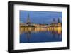 Hamburg City Center over the Lake-Leonid Andronov-Framed Photographic Print