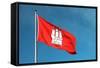 Hamburg City Flag-Tiberiu Stan-Framed Stretched Canvas