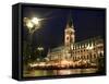 Hamburg City Hall in the Altstadt (Old Town), Hamburg, Germany-Yadid Levy-Framed Stretched Canvas