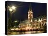 Hamburg City Hall in the Altstadt (Old Town), Hamburg, Germany-Yadid Levy-Stretched Canvas