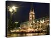 Hamburg City Hall in the Altstadt (Old Town), Hamburg, Germany-Yadid Levy-Stretched Canvas