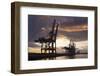 Hamburg, Container Terminal, Harbour Cranes-Catharina Lux-Framed Photographic Print