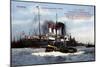 Hamburg, Dampfer Cap Polonio Der Hsdg Im Hafen-null-Mounted Giclee Print