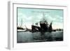 Hamburg, Dampfer Cleveland Der Hapag Im Riesendock-null-Framed Giclee Print