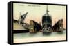Hamburg, Dampfer Palatia Der Hapag in Der Werft-null-Framed Stretched Canvas
