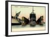 Hamburg, Dampfer Palatia Der Hapag in Der Werft-null-Framed Giclee Print