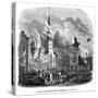 Hamburg Fire 1842-Magasin Pittoresque-Stretched Canvas