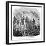 Hamburg Fire 1842-Magasin Pittoresque-Framed Art Print