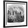 Hamburg Fire 1842-Magasin Pittoresque-Framed Art Print