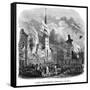 Hamburg Fire 1842-Magasin Pittoresque-Framed Stretched Canvas