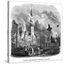 Hamburg Fire 1842-Magasin Pittoresque-Stretched Canvas