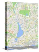 Hamburg, Germany Map-null-Stretched Canvas