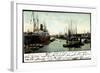Hamburg, Hafen IV, Dampfschiff Pennsylvania-null-Framed Giclee Print