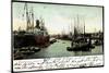 Hamburg, Hafen IV, Dampfschiff Pennsylvania-null-Mounted Giclee Print