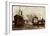 Hamburg, Hafen, Japanischer Dampfer Taibu Maru-null-Framed Giclee Print