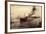 Hamburg, Hafen Mit Dampfer Hamburg Der Hapag-null-Framed Giclee Print