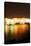 Hamburg Harbour in the Evening, Lights, Hamburg, Germany, Europe-Axel Schmies-Stretched Canvas