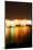 Hamburg Harbour in the Evening, Lights, Hamburg, Germany, Europe-Axel Schmies-Mounted Photographic Print