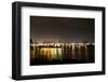 Hamburg Harbour in the Evening, Lights, Hamburg, Germany, Europe-Axel Schmies-Framed Photographic Print