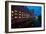 Hamburg, Harburg Channel, Dusk-Thomas Ebelt-Framed Photographic Print