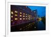 Hamburg, Harburg Channel, Dusk-Thomas Ebelt-Framed Photographic Print