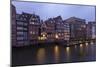 Hamburg, Historical Deichstra§e, in the Evening-Catharina Lux-Mounted Photographic Print