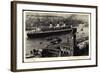 Hamburg, Hsdg Dampfer Cap Arcona, Ausreise-null-Framed Giclee Print